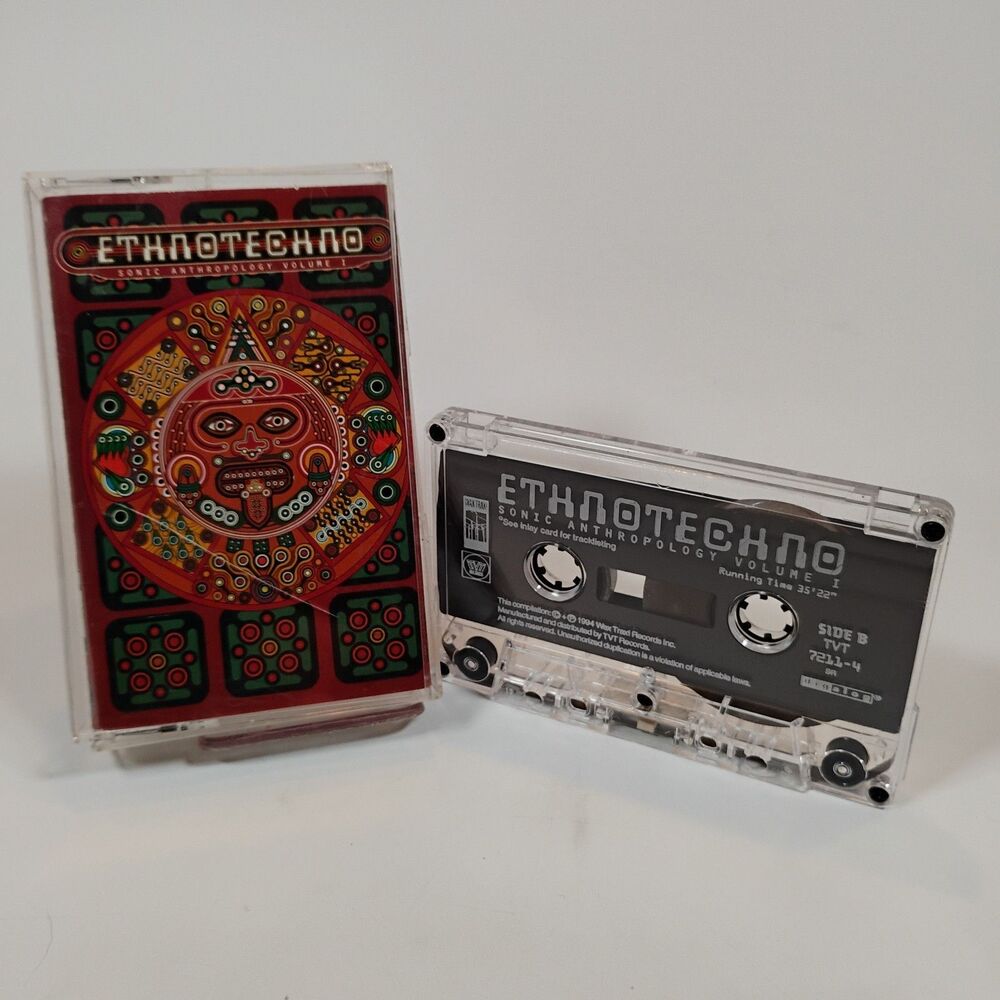 Ethnotechno Sonic Anthropology Volume I Cassette TVT 7211-2 Wax Trax - Picture 4 of 4